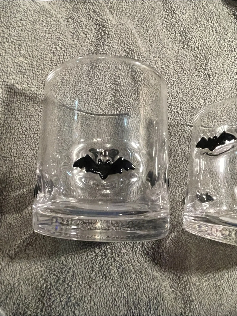 Lot of 2 Halloween bat glasses